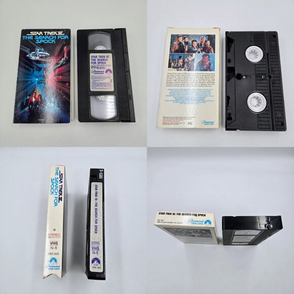 Star Trek VHS Movie Lot The Motion Picture Wrath Of Khan Final Frontier Search - Picture 7 of 16